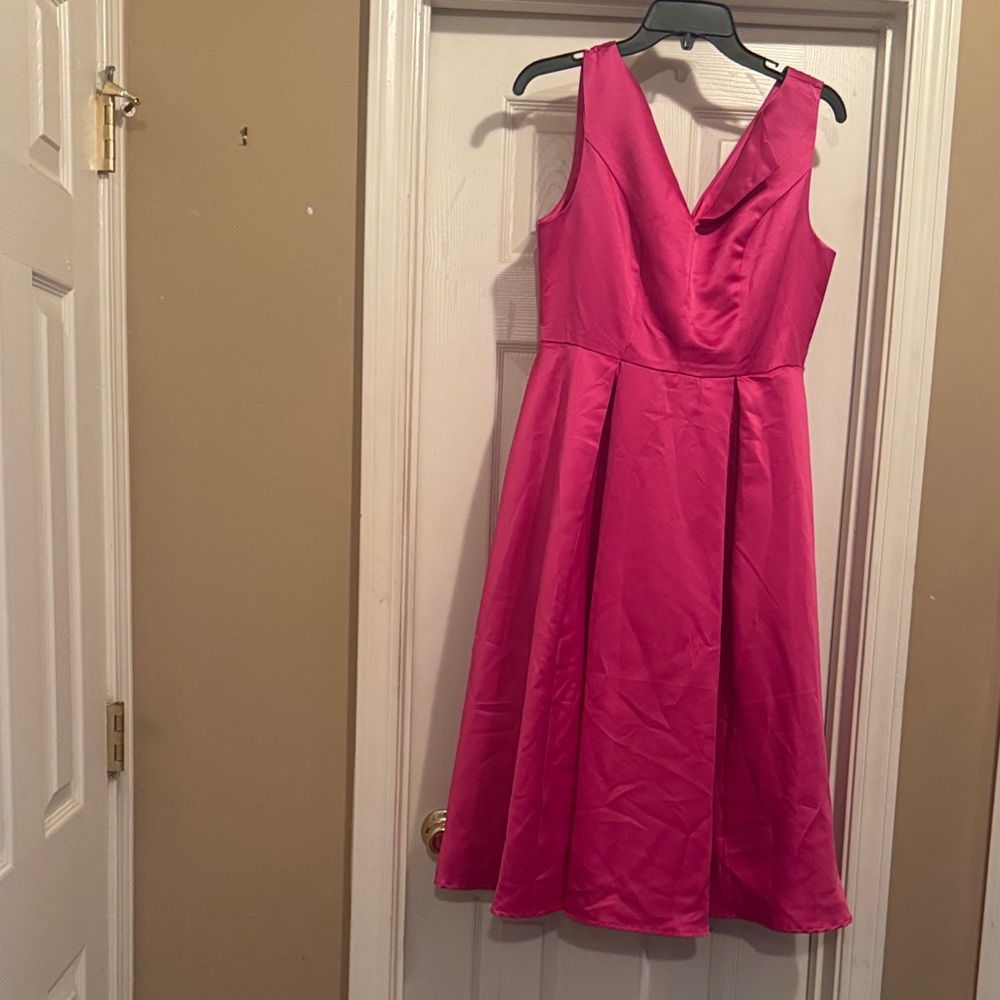 Chic Fuchsia Sleeveless Maxi Dress